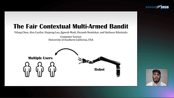 The Fair Contextual Multi-Armed Bandit