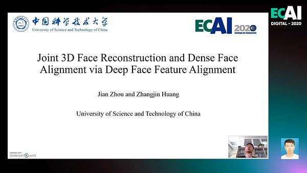 Joint 3D Face Reconstruction and Dense Face Alignment via Deep Face Feature Alignment