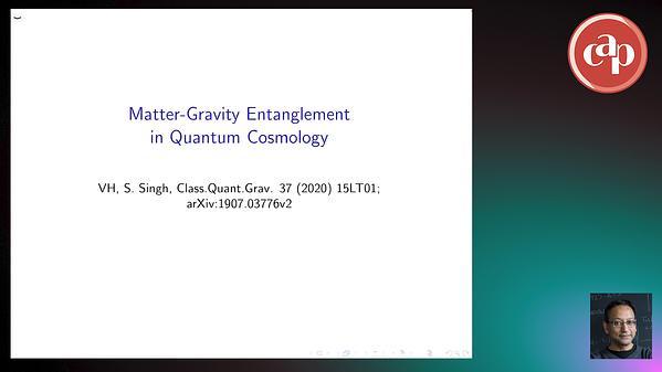Matter-Geometry Entanglement in Quantum Cosmology