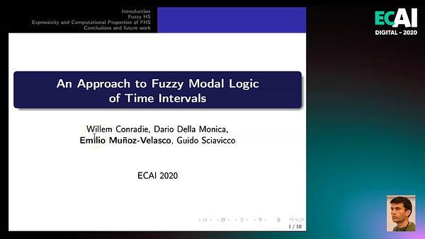 An Approach to Fuzzy Modal Logic of Time Intervals