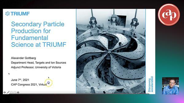 Secondary Particle Production for Fundamental Science at TRIUMF