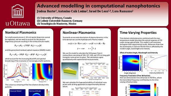 Advanced modelling in computational nanophotonics