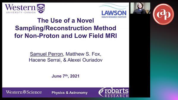 The Use of a Novel Sampling/Reconstruction Method for Non-Proton and Low Field MRI