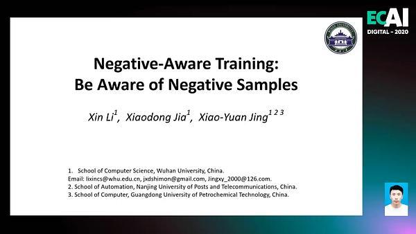 Negative-Aware Training: Be Aware of Negative Samples