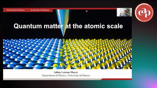 Quantum materials at the atomic scale