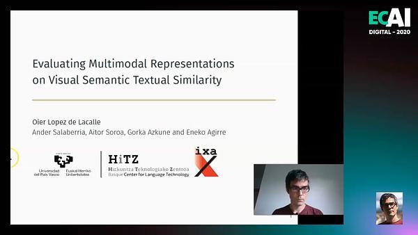 Evaluating Multimodal Representations on Visual Semantic Textual Similarity
