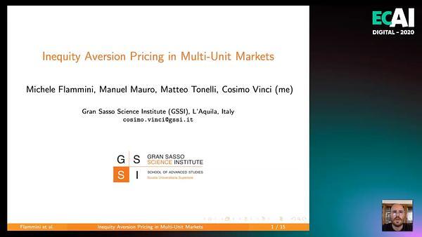 Inequity Aversion Pricing in Multi-Unit Markets