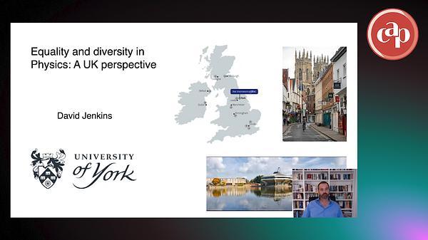 Equality and diversity in Physics: A UK perspective (flipped)