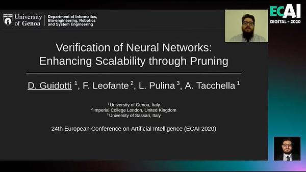 Verification of Neural Networks: Enhancing Scalability through Pruning