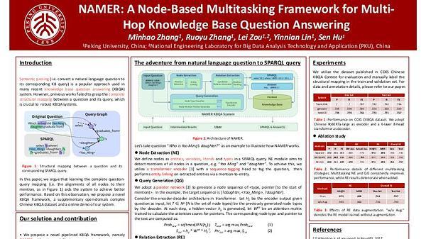 NAMER: A Node-Based Multitasking Framework for Multi-Hop Knowledge Base Question Answering