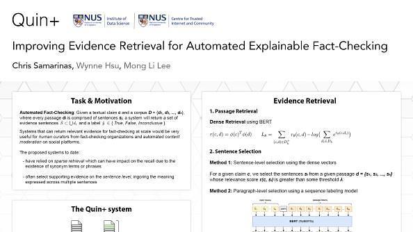 Improving Evidence Retrieval for Automated Explainable Fact-Checking