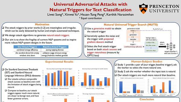 Universal Adversarial Attacks with Natural Triggers for Text Classification