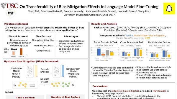 On Transferability of Bias Mitigation Effects in Language Model Fine-Tuning