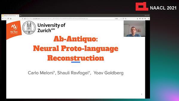 Ab Antiquo: Neural Proto-language Reconstruction