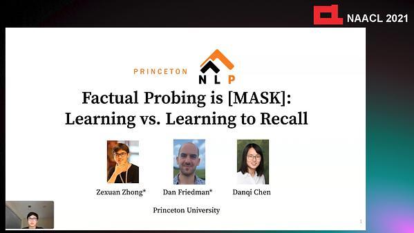 Factual Probing Is [MASK]: Learning vs. Learning to Recall