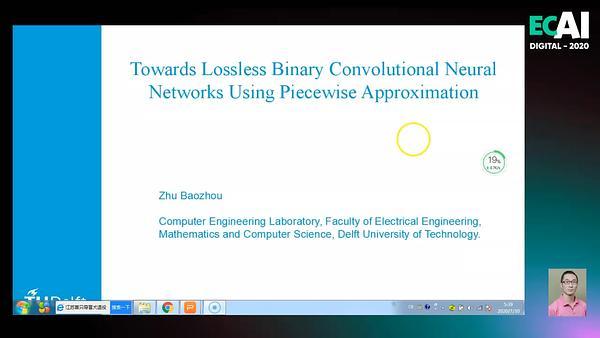 Towards Lossless Binary Convolutional Neural Networks Using Piecewise Approximation