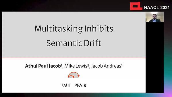 Multitasking Inhibits Semantic Drift