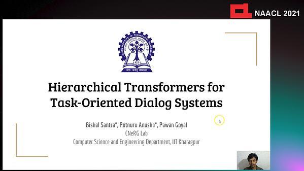 Hierarchical Transformer for Task Oriented Dialog Systems