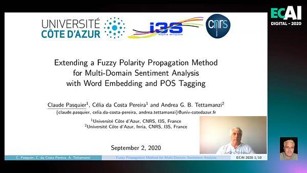 Extending a Fuzzy Polarity Propagation Method for Multi-Domain Sentiment Analysis with Word Embedding and POS Tagging