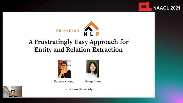 A Frustratingly Easy Approach for Entity and Relation Extraction
