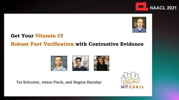 Get Your Vitamin C! Robust Fact Verification with Contrastive Evidence