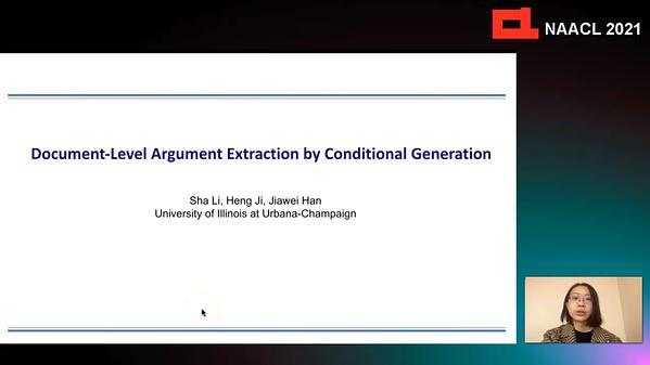 Document-Level Event Argument Extraction by Conditional Generation