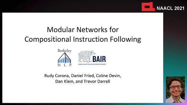 Modular Networks for Compositional Instruction Following