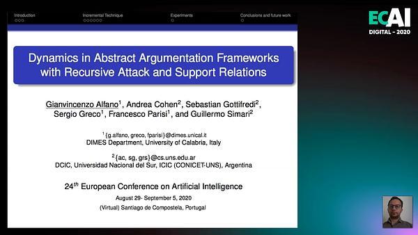 Dynamics in Abstract Argumentation Frameworks with Recursive Attack and Support Relations