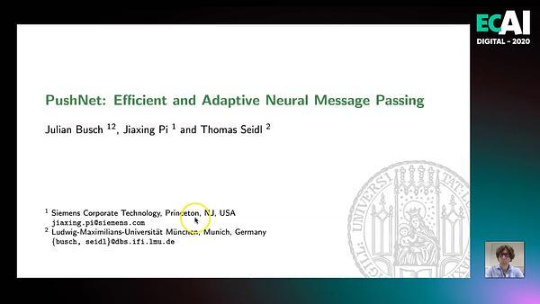 PushNet: Efficient and Adaptive Neural Message Passing