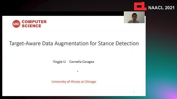 Target-Aware Data Augmentation for Stance Detection