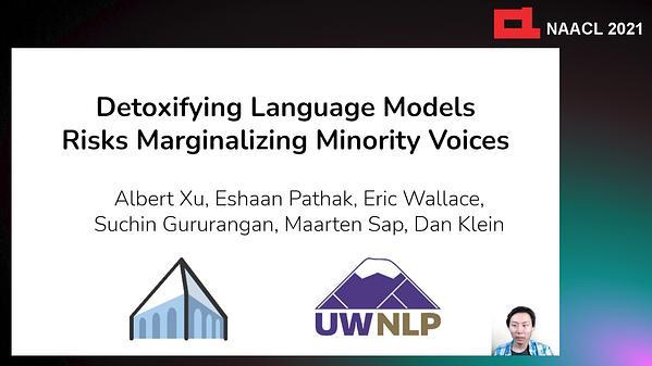 Detoxifying Language Models Risks Marginalizing Minority Voices