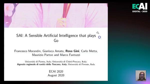 SAI: A Sensible Artificial Intelligence that plays Go