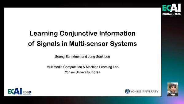 Learning Conjunctive Information   of Signals in Multi-sensor Systems