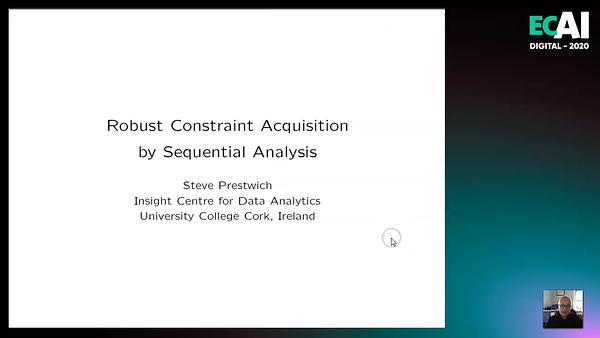 Robust Constraint Acquisition by Sequential Analysis
