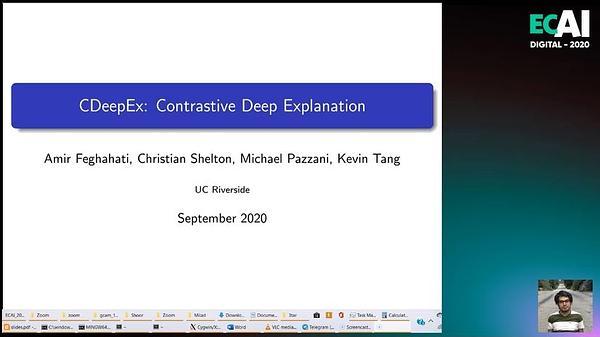 CDeepEx: Contrastive Deep Explanations