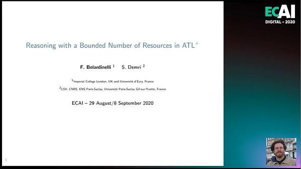 Reasoning with a Bounded Number of Resources in ATL+