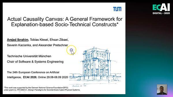 Actual Causality Canvas: A General Framework for Explanation-based Socio-Technical Constructs