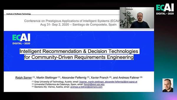Intelligent Recommendation & Decision Technologies for Community-Driven Requirements Engineering