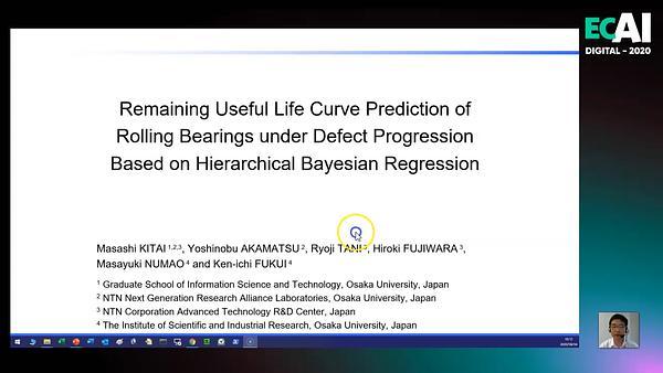 Remaining Useful Life Curve Prediction of Rolling Bearings under Defect Progression Based on Hierarchical Bayesian Regression
