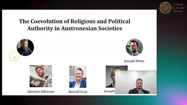 Coevolution of religious and political authority in Austronesian societies