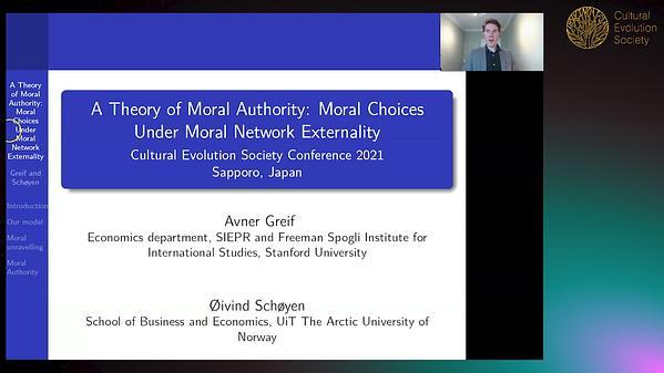 A Theory of Moral Authority: Moral Choices Under Moral Network Externality