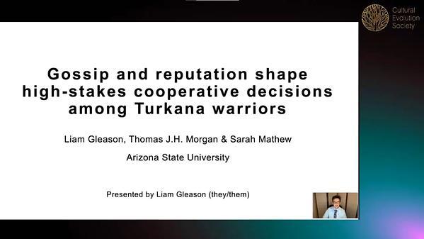 How gossip and reputation shape high-stakes cooperative decisions among Turkana warriors