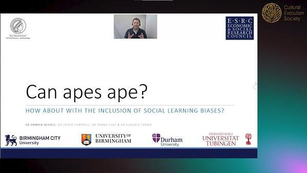 Can apes ape? What about with the addition of biases?