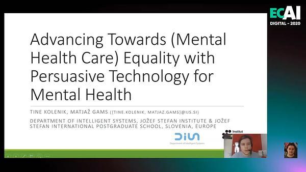 Advancing Towards (Mental Health Care) Equality with Persuasive Technology for Mental Health
