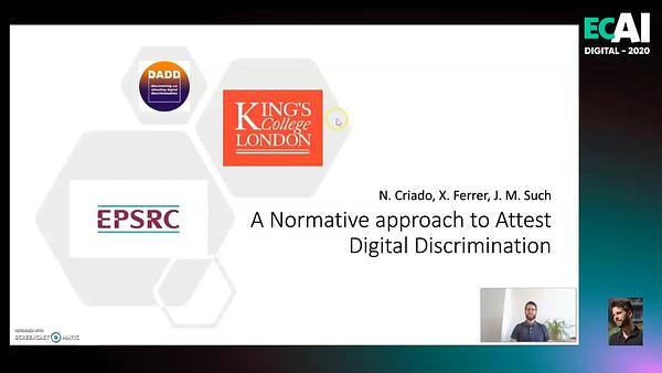 A Normative Approach to Attest Digital Discrimination