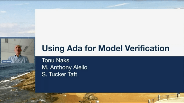 Using Ada for model verification