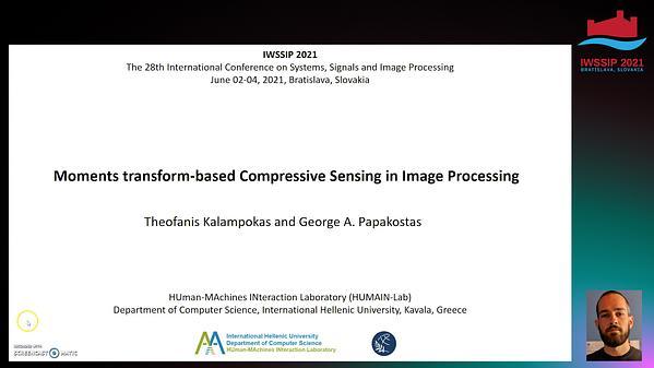 Moment transform-based Compressive Sensing in Image Processing