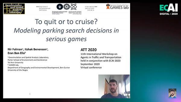 To quit or to cruise? Modeling parking search decisions in serious games