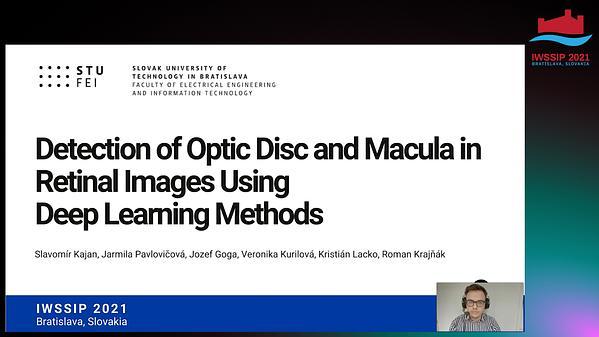 Detection of optic disc and macula in retinal images using deep learning methods