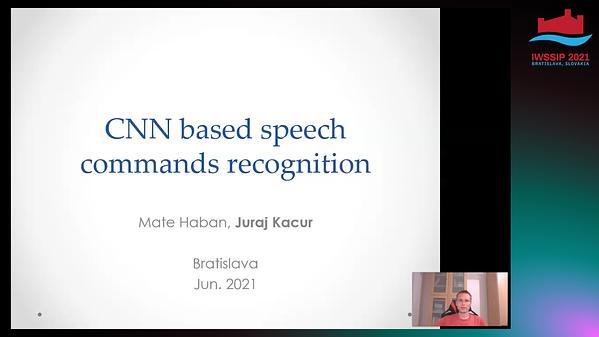 CNN based speech commands recognition
